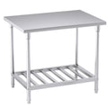 NNEAGS 100*70*85cm Catering Kitchen Stainless Steel Prep Work Bench-0