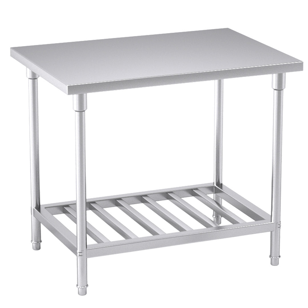 NNEAGS 100*70*85cm Catering Kitchen Stainless Steel Prep Work Bench-0