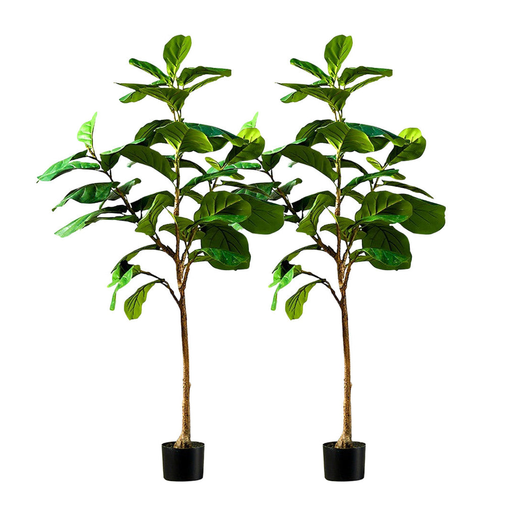 NNEAGS 2X 155cm Green Artificial Indoor Qin Yerong Tree Fake Plant Simulation Decorative-0