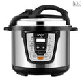 NNEAGS Electric Stainless Steel Pressure Cooker 12L 1600W Multicooker 16-0