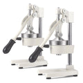 NNEAGS 2X Manual Juicer Hand Press Juice Extractor Squeezer Orange Citrus White-0