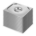 NNEAGS 12X GN Pan Lid Full Size 1/2 Stainless Steel Tray Top Cover-0