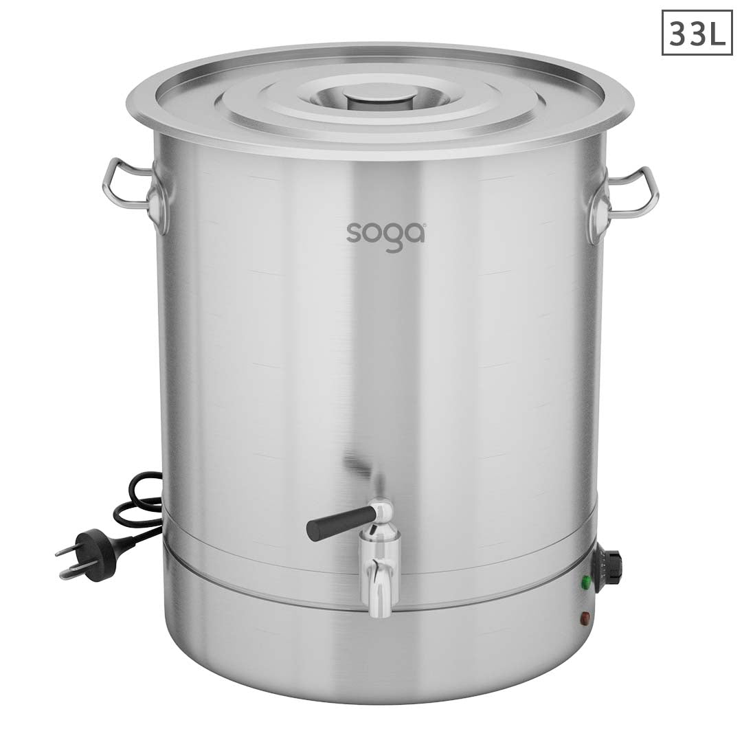 NNEAGS 33L Stainless Steel URN Water Boiler  2200W-0