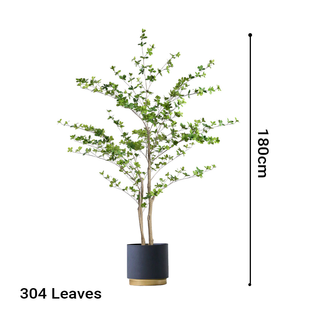 NNEAGS 4X 180cm Green Artificial Indoor Watercress Tree Fake Plant Simulation Decorative-1