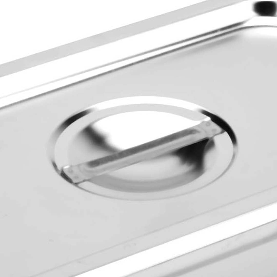 NNEAGS 12X GN Pan Lid Full Size 1/2 Stainless Steel Tray Top Cover-1