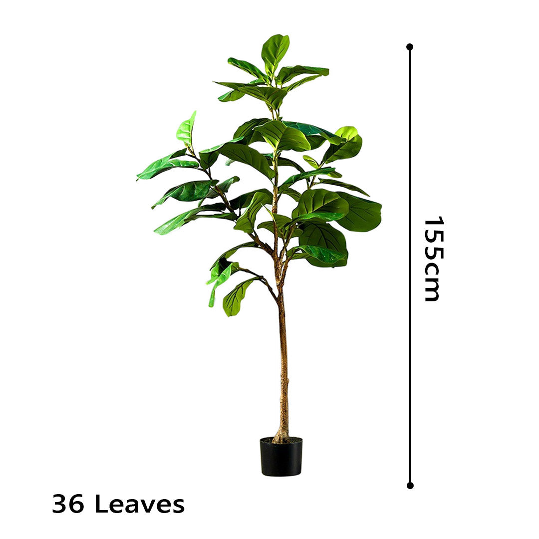 NNEAGS 2X 155cm Green Artificial Indoor Qin Yerong Tree Fake Plant Simulation Decorative-1
