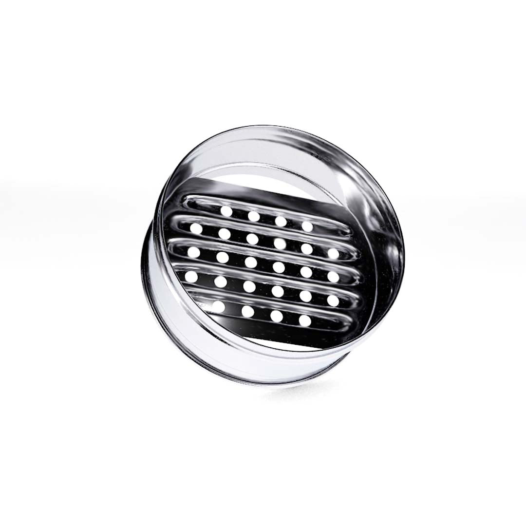 NNEAGS 2X 5 Tier Stainless Steel Steamers With Lid Work inside of Basket Pot Steamers 22cm-1