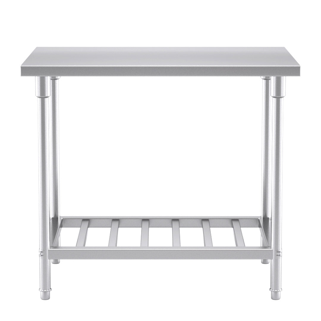 NNEAGS 100*70*85cm Catering Kitchen Stainless Steel Prep Work Bench-1