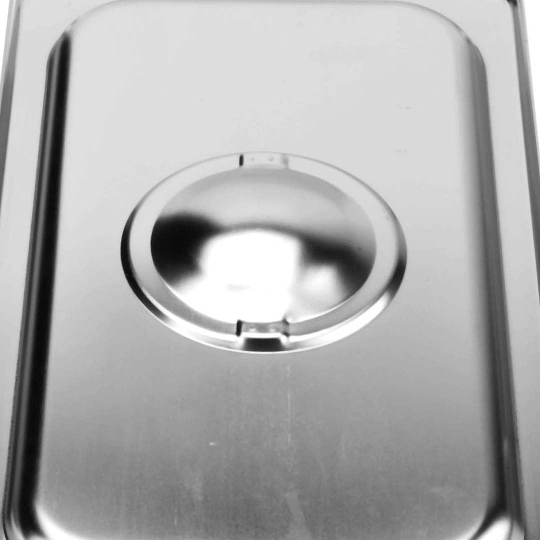 NNEAGS 12X GN Pan Lid Full Size 1/2 Stainless Steel Tray Top Cover-2