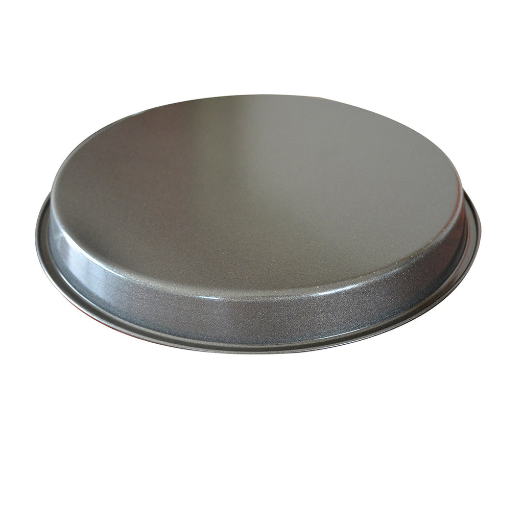NNEAGS 6X 10-inch Round Black Steel Non-stick Pizza Tray Oven Baking Plate Pan-2