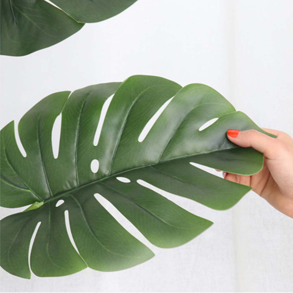 NNEAGS 120cm Artificial Green Indoor Turtle Back Fake Decoration Tree Flower Pot Plant-2