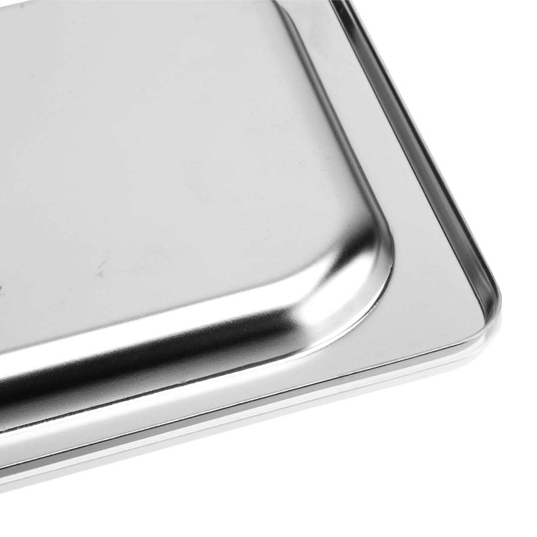 NNEAGS 12X GN Pan Lid Full Size 1/2 Stainless Steel Tray Top Cover-3