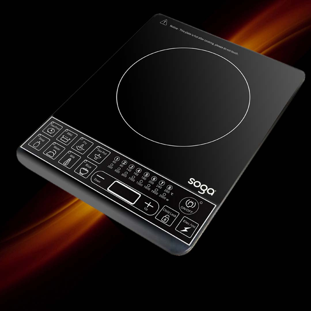 NNEAGS 2X Cooktop Electric Smart Induction Cook Top Portable Kitchen Cooker Cookware-3