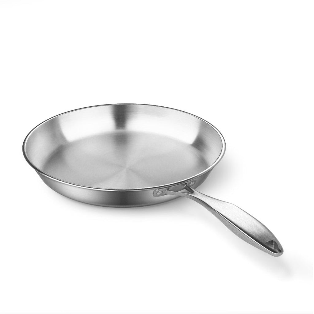 NNEAGS Stainless Steel Fry Pan 28cm 34cm Frying Pan Top Grade Skillet Induction Cooking FryPan-3