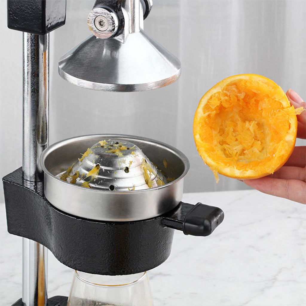 NNEAGS 2X Manual Juicer Hand Press Juice Extractor Squeezer Orange Citrus Matte Black-3