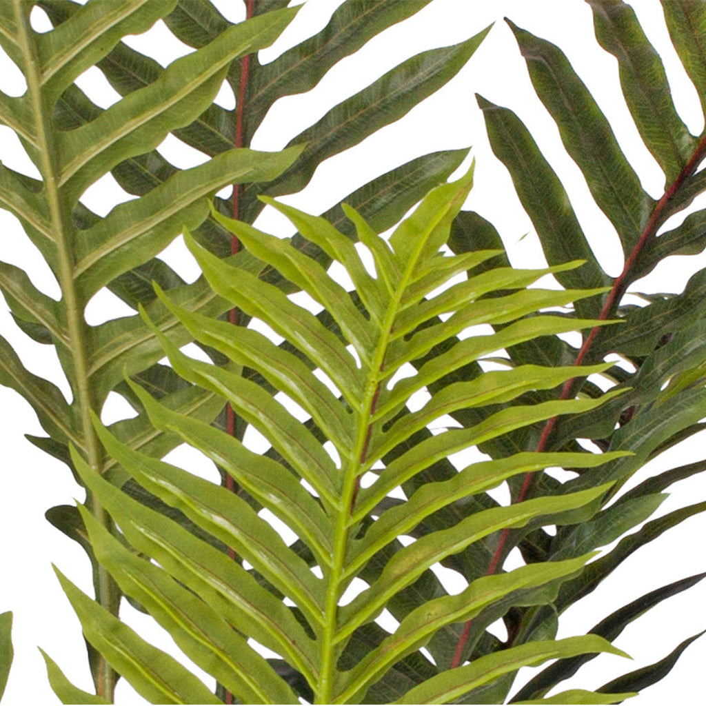 NNEAGS 210cm Artificial Green Rogue Hares Foot Fern Tree Fake Tropical Indoor Plant Home Office Decor-4