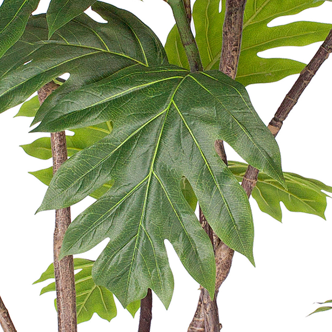 NNEAGS 2X 150cm Artificial Natural Green Split-Leaf Philodendron Tree Fake Tropical Indoor Plant Home Office Decor-4