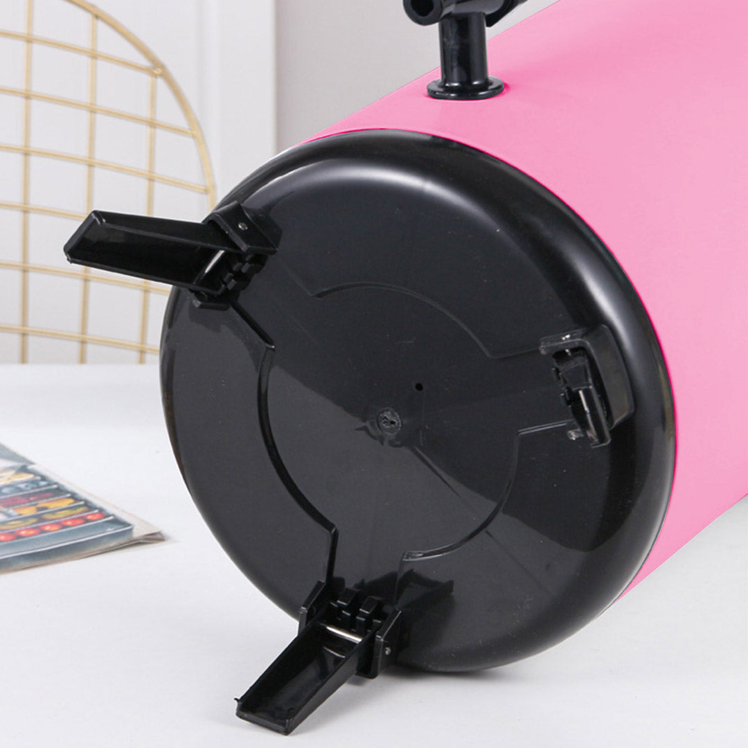NNEAGS 8X 16L Stainless Steel Insulated Milk Tea Barrel Hot and Cold Beverage Dispenser Container with Faucet Pink-4