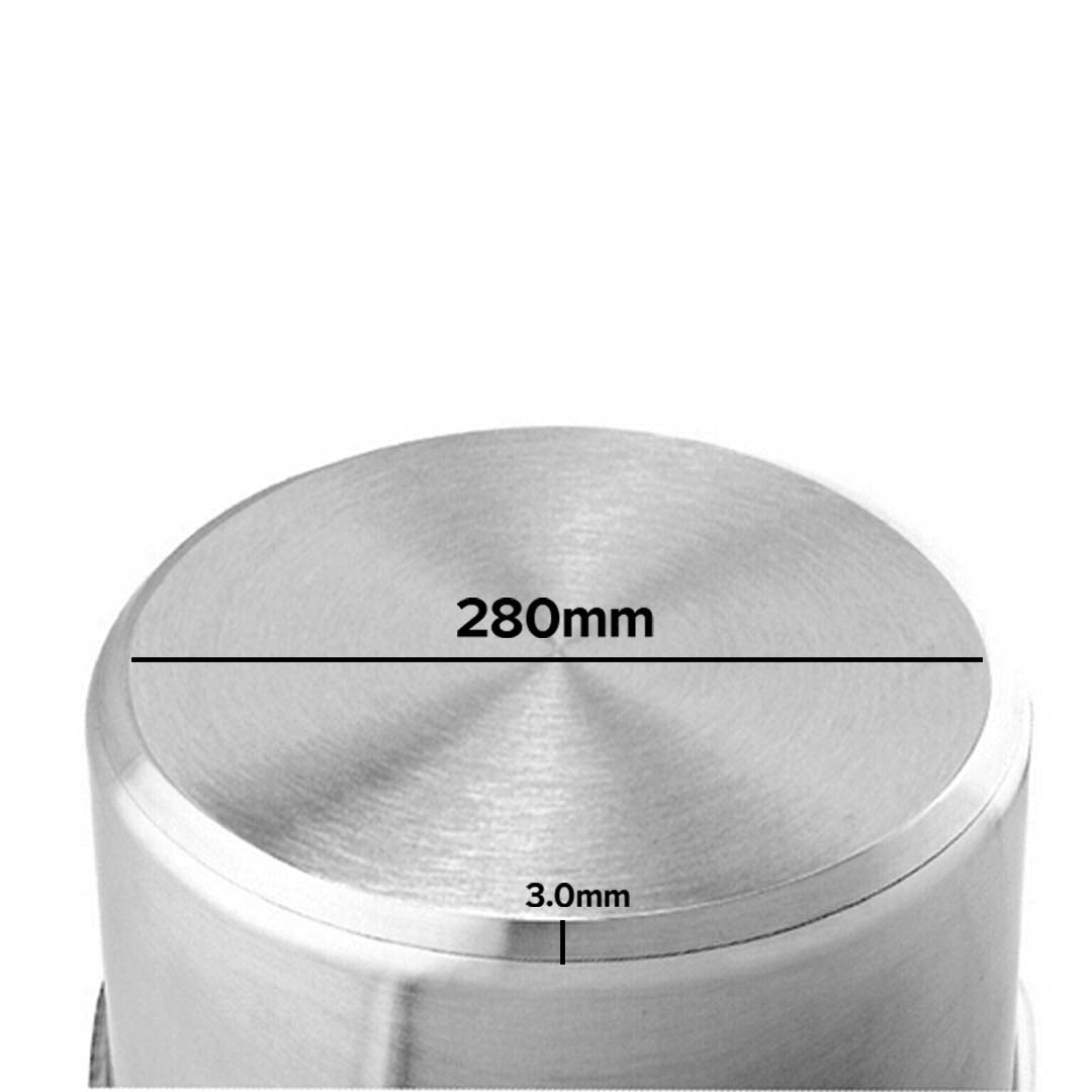 NNEAGS Electric Smart Induction Cooktop and 21L Stainless Steel Stockpot 30cm Stock Pot-4