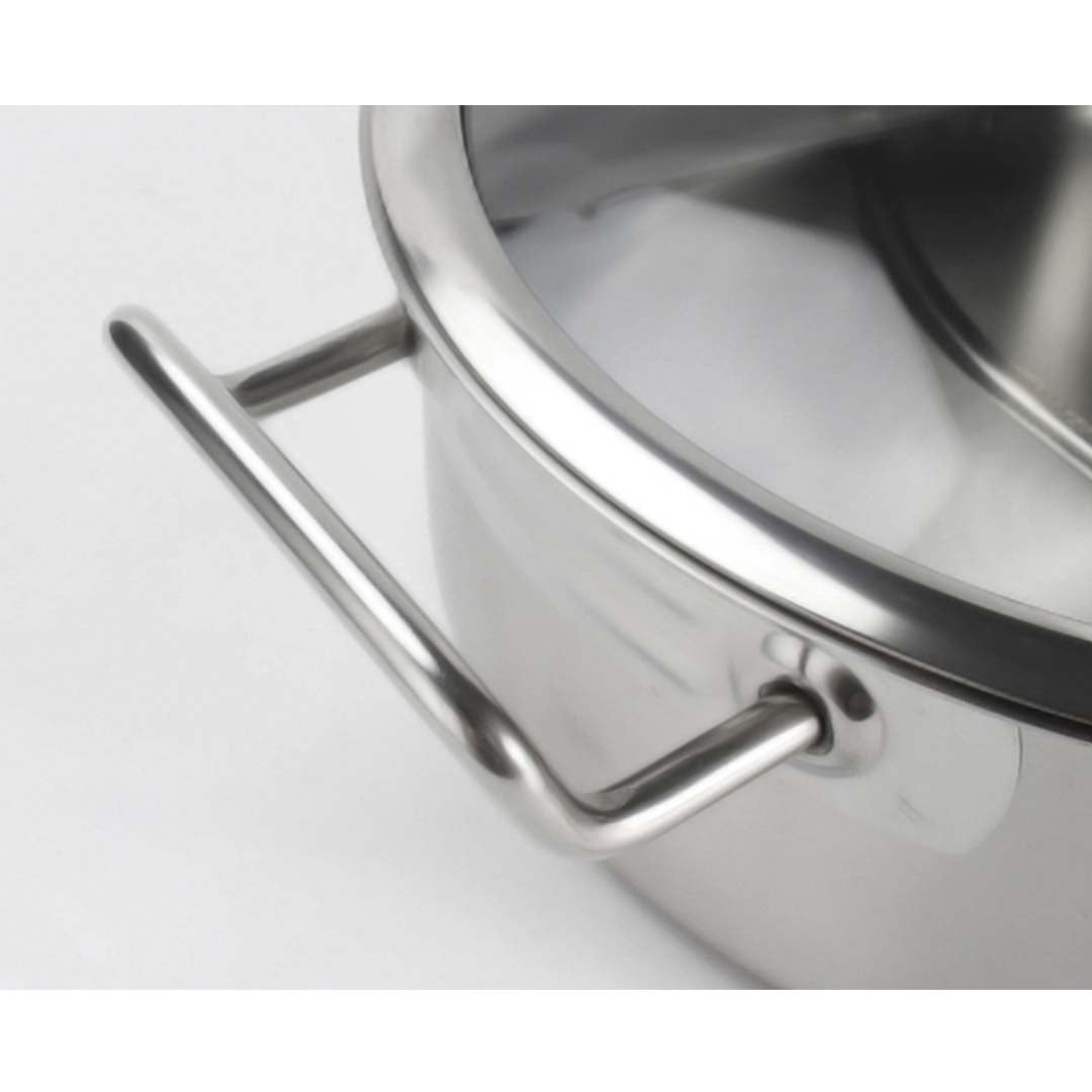 NNEAGS Electric Smart Induction Cooktop and 28cm Stainless Steel Induction Casserole Cookware-4