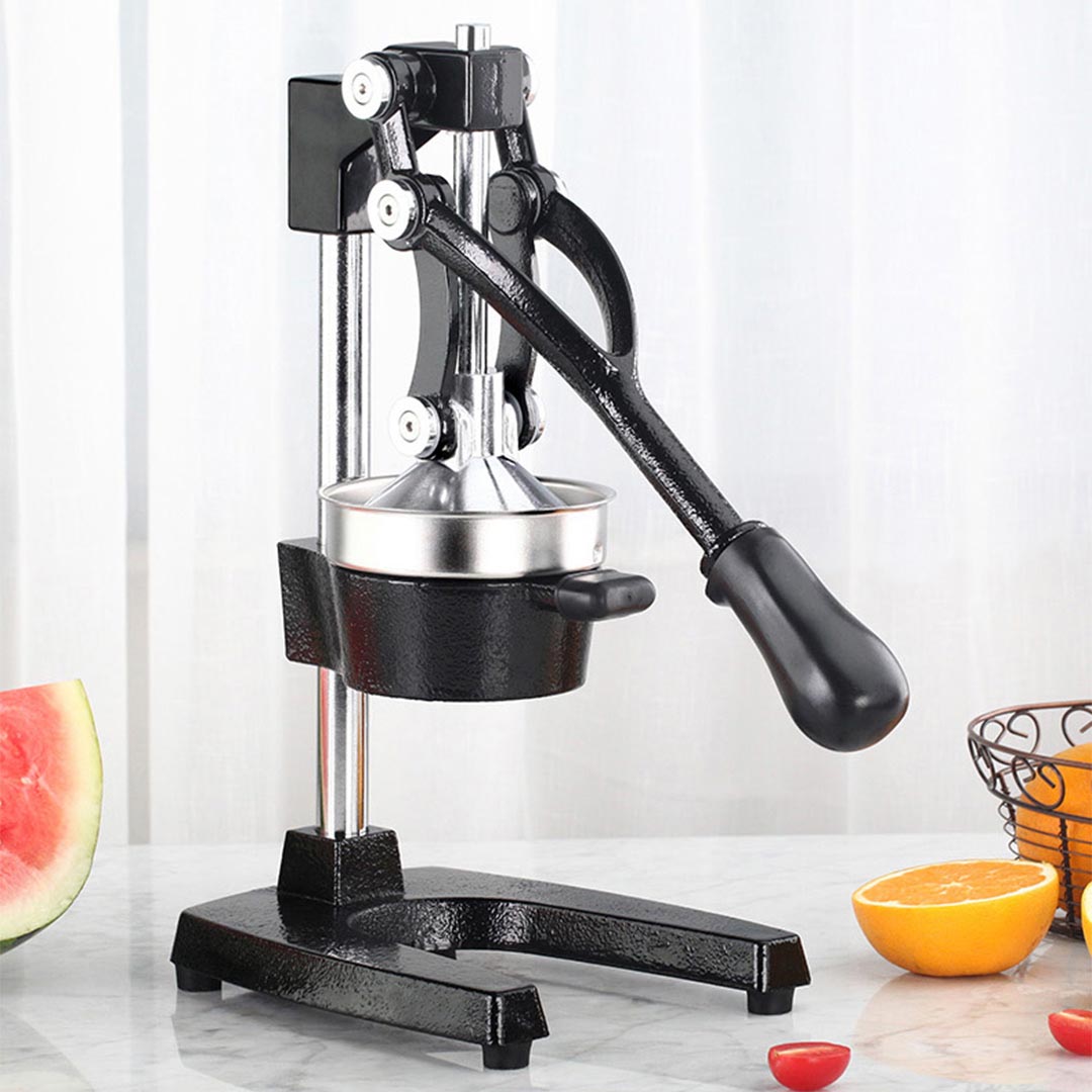 NNEAGS 2X Manual Juicer Hand Press Juice Extractor Squeezer Orange Citrus Matte Black-4