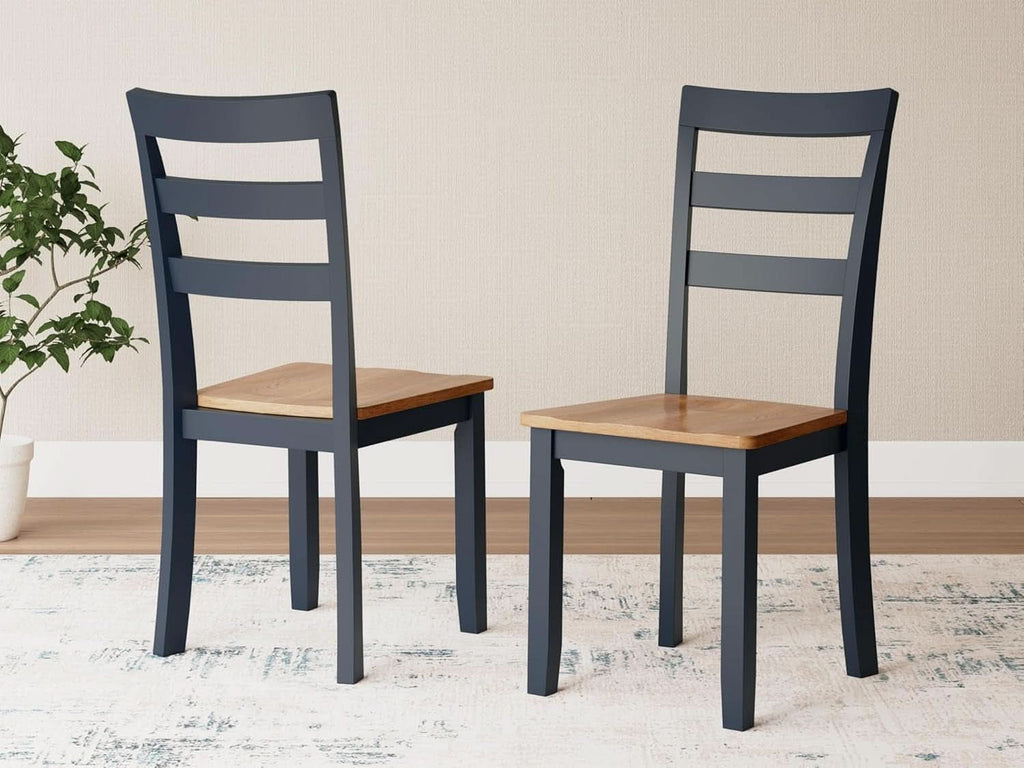 Gesthaven Solid Wood Frame Dining Chair Set 2 White Natural-1