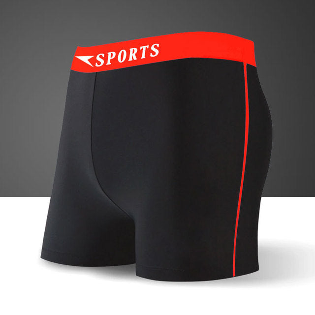 Breathable Men's Swimwear Boxer Briefs and Shorts