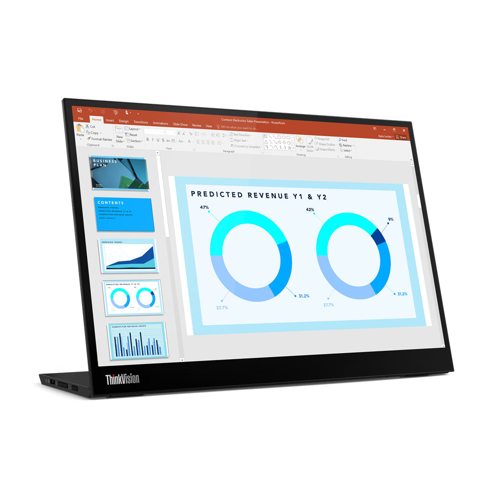 Lenovo ThinkVision M14d computer monitor 35.6 cm (14") 2240 x 1400 pixels 2.2K LED Black