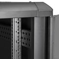 Star Tech 4-Post 22U Server Rack Cabinet, Lockable 19" Data Rack Cabinet for Computer / AV / IT Equipment, Office / Home Network Rack with Casters & Adjustable Mounting Rails