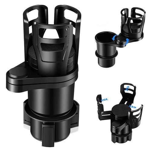 Car Cup Holder Splitter with Rotating Function