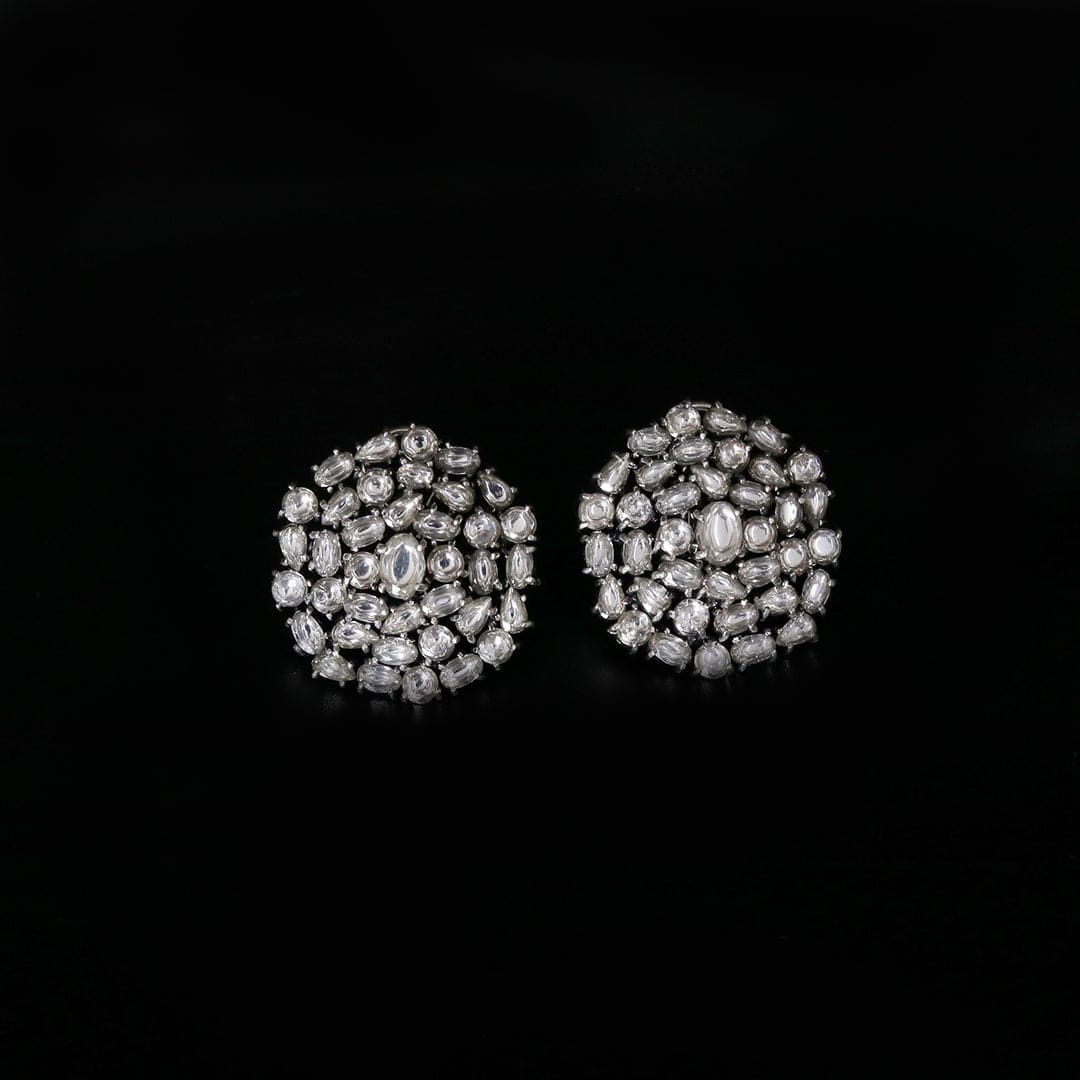 Victorian Moissanite Studs-3