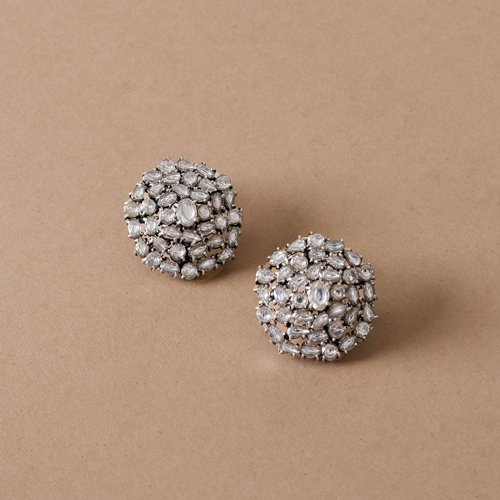 Victorian Moissanite Studs-1