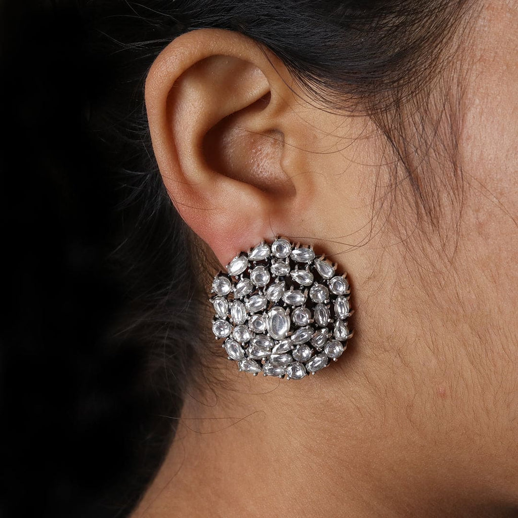 Victorian Moissanite Studs-4