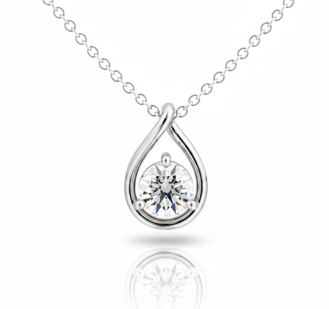 Celeste Teardrop Necklace-1