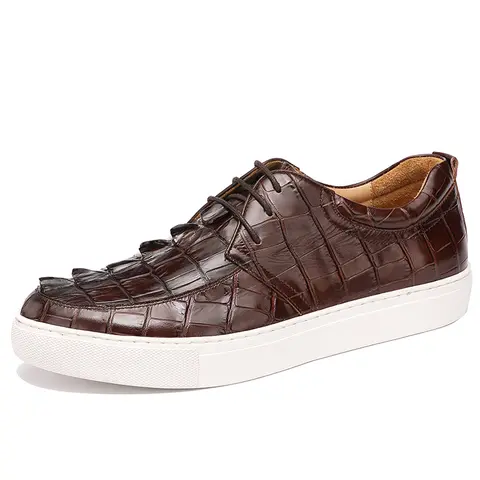 DON JOHN Crocodile Sneakers Handmade Men's-2