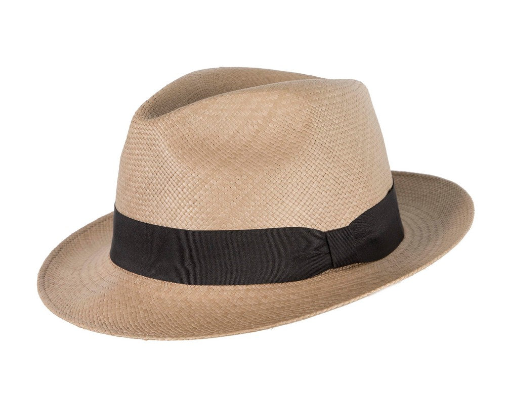 Grey Ecuadorian Panama Brisa Hat Trilby Fedora