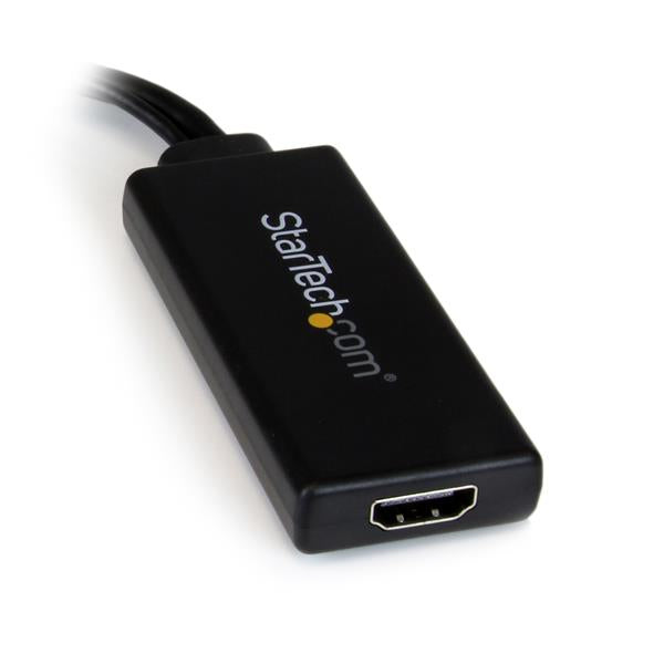 Star Tech VGA to HDMI Adapter with USB Audio & Power – Portable VGA to HDMI Converter – 1080p