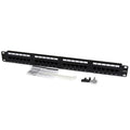 Star Tech 24 Port 1U Rackmount Cat 6 110 Patch Panel