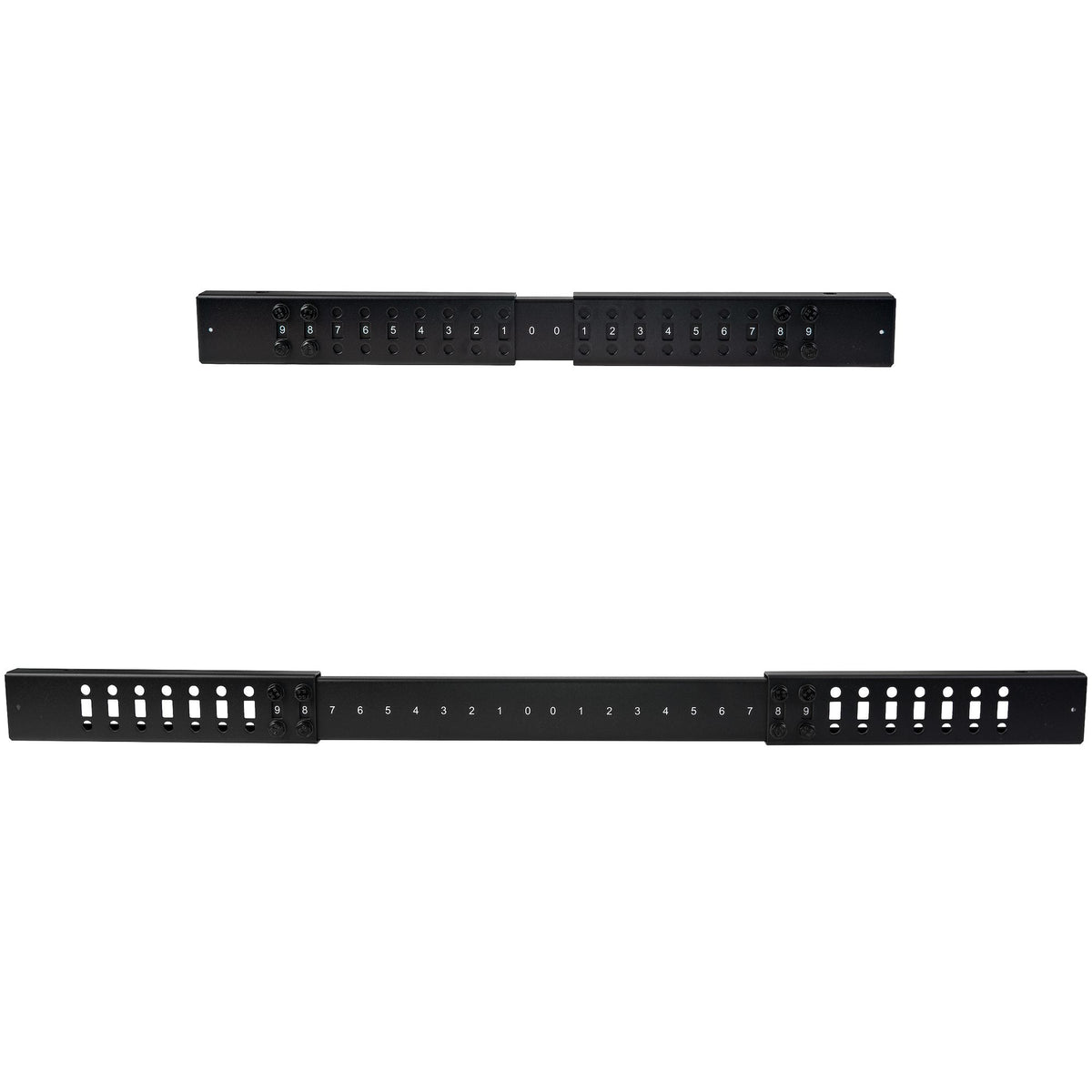 Star Tech 4-Post 18U Mobile Open Frame Server Rack, Four Post 19" Network Rack with Wheels, Rolling Rack with Adjustable Depth for Computer/AV/Data/IT Equipment - Casters, Leveling Feet or Floor Mounting