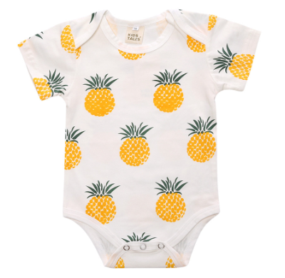 Summer Baby Clothes - Cartoon Fruit Cotton Romper