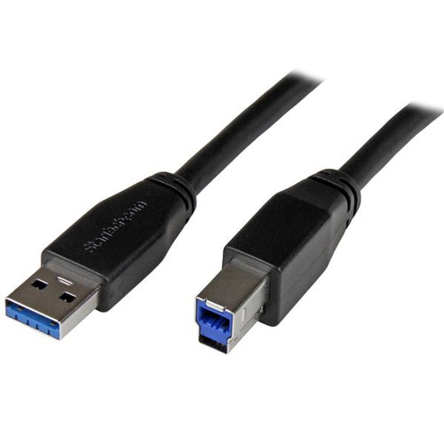 Star Tech Active USB 3.0 USB-A to USB-B Cable - M/M - 5m (15ft)