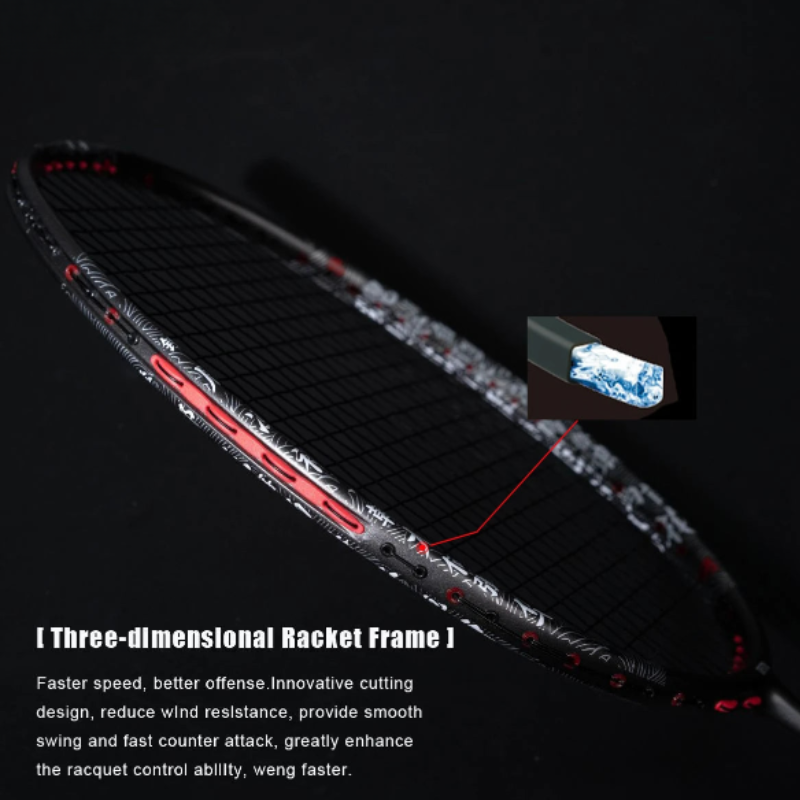 NNEOBA Professional Badminton Racket - Max 35 lbs-2