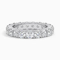 2.00 CTW Round Lab Grown Diamond Eternity Band 18kt Gold over Sterling-0