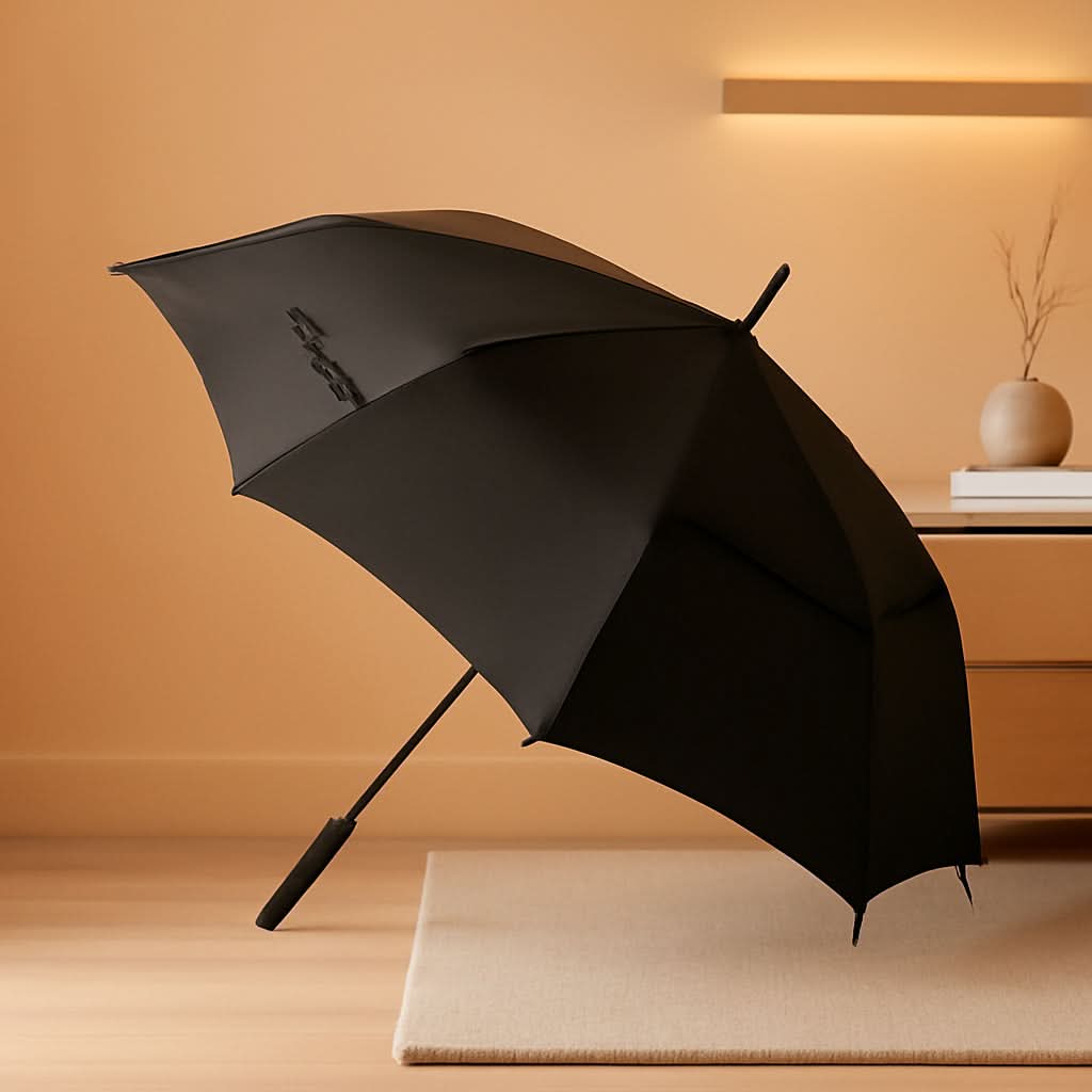 72 Inch Windproof Golf Umbrella Auto Open Double Canopy-0