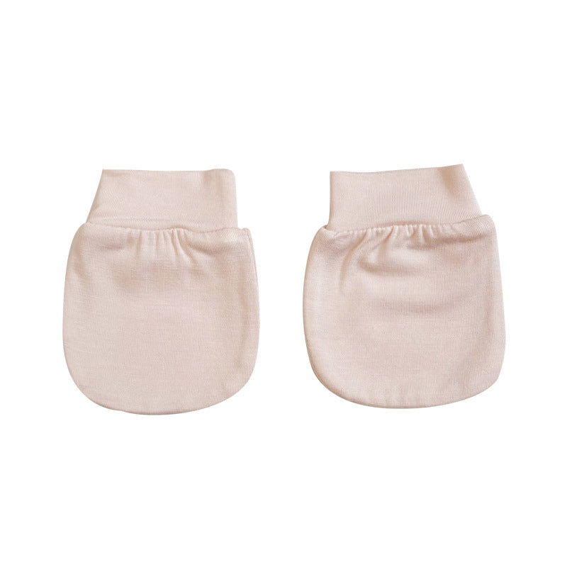 Bamboo Fiber Baby Clothes and Gloves Set