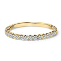 14K Gold 1/4 Cttw Round Diamond Prong Set Wedding Band