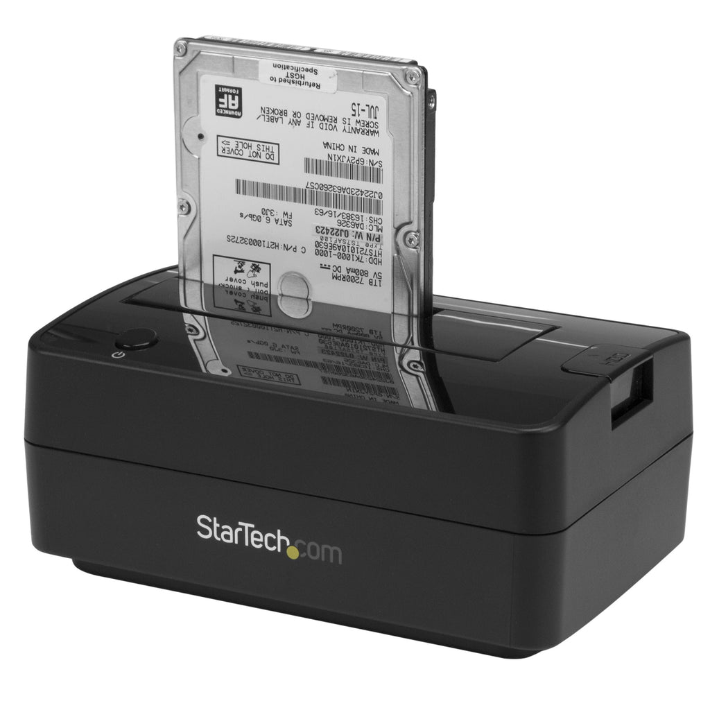 Star Tech Single Bay USB 3.1 / eSATA to SATA Hard Drive Docking Station, USB 3.1 (10 Gbps) Hard Drive Dock, External 2.5/3.5" SATA III HDD/SSD Docking Station, Top-Loading Hard Drive Bay
