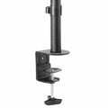Star Tech Single Monitor Desk Mount - Single Screen Heavy Duty Pole Mount for up to 8kg VESA Compatible Displays - Ergonomic Height Adjustable Monitor Arm Mount - Desk Clamp/Grommet
