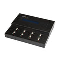 Star Tech Standalone 1 to 7 USB Thumb Drive Duplicator and Eraser, Multiple USB Flash Drive Copier, System and File and Whole-Drive Copy at 1.5 GB/min, Single and 3-Pass Erase, LCD Display - TAA