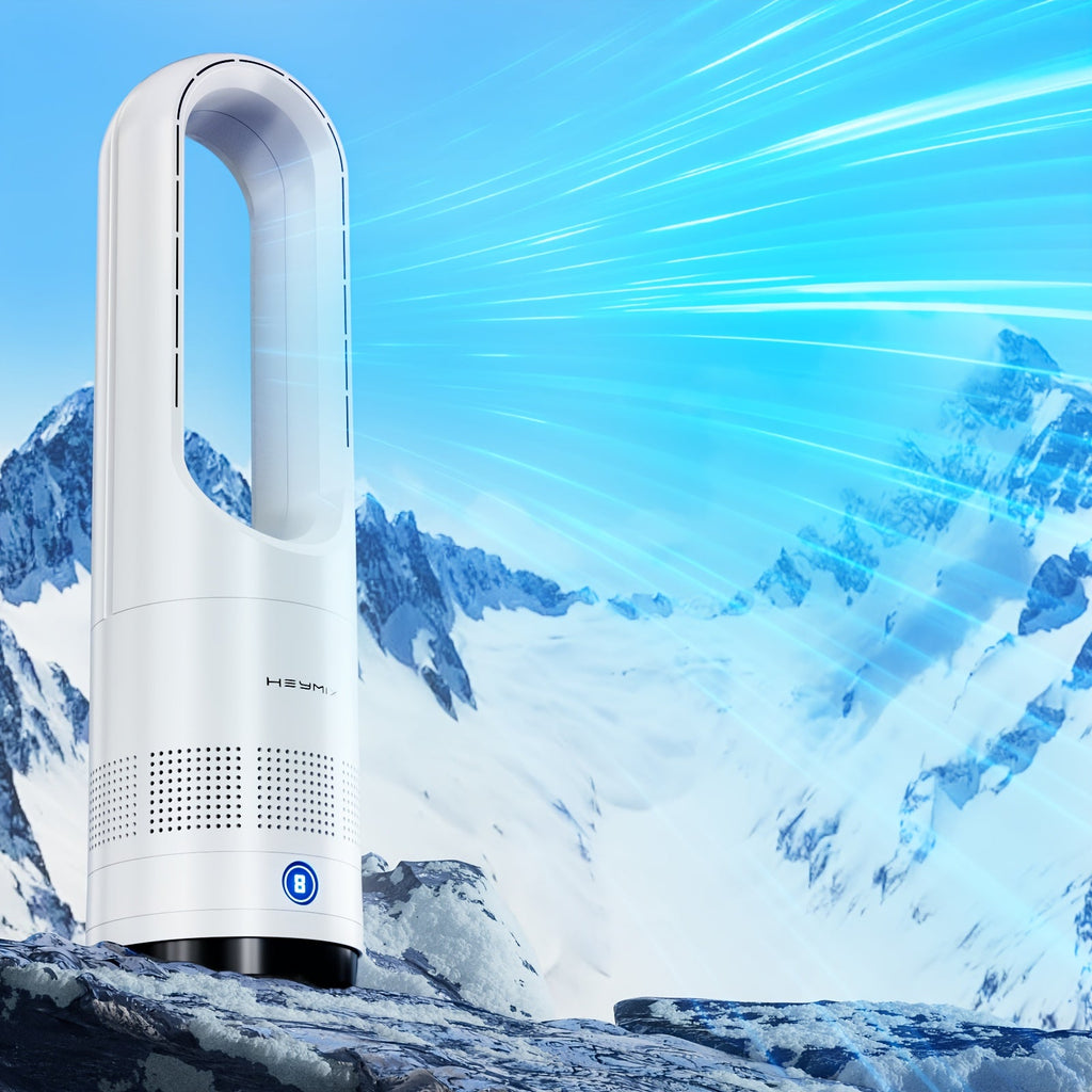 NNETM Standing Tower Fan Smart Oscillating Quiet Floor Fan-1